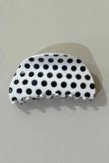 JUMBO POLKA DOT HAIR CLAW CLIPS
