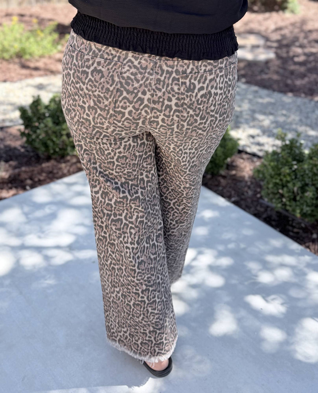 Leopard HW Jeans