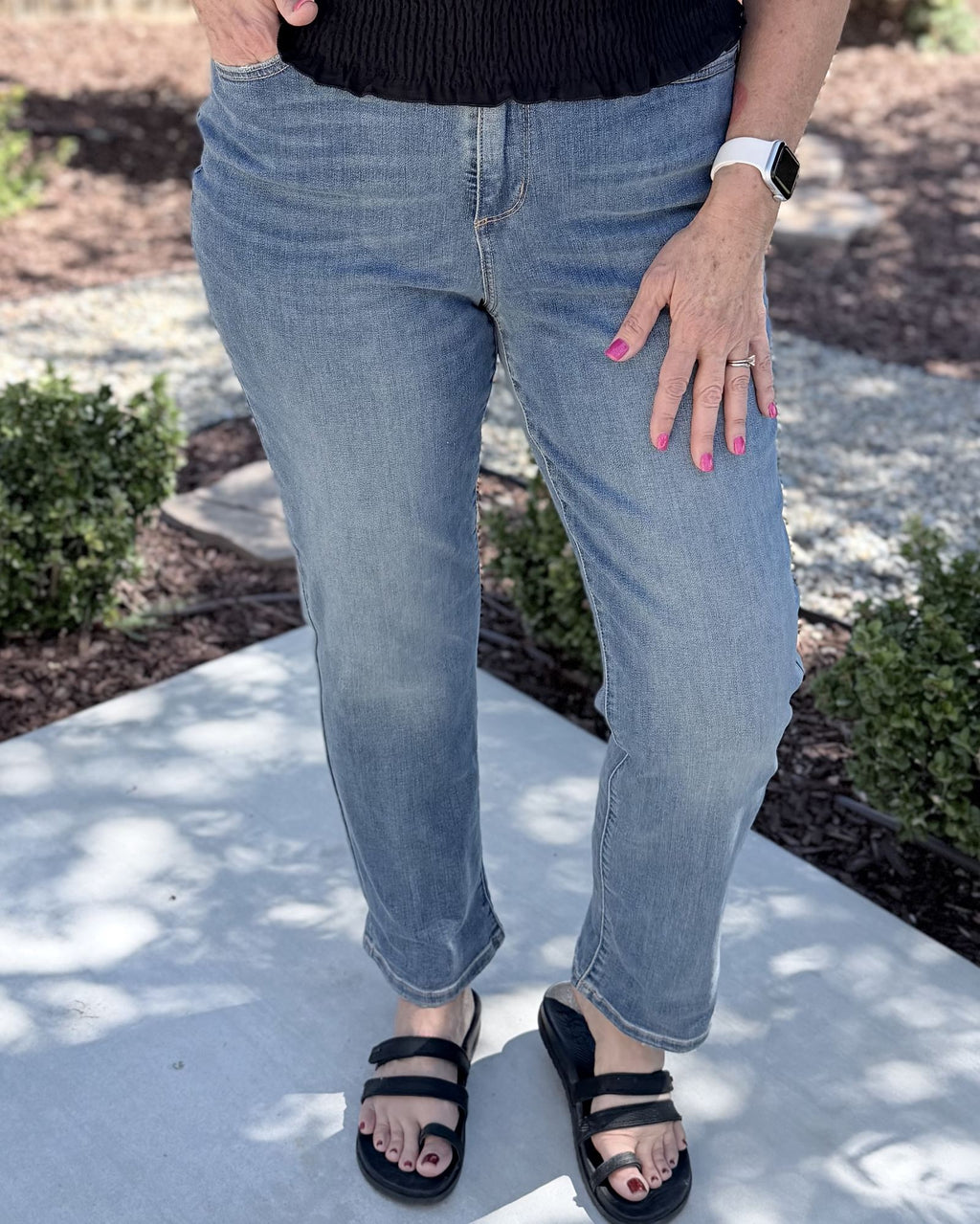 Judy Blue High Waist Straight Leg Jeans