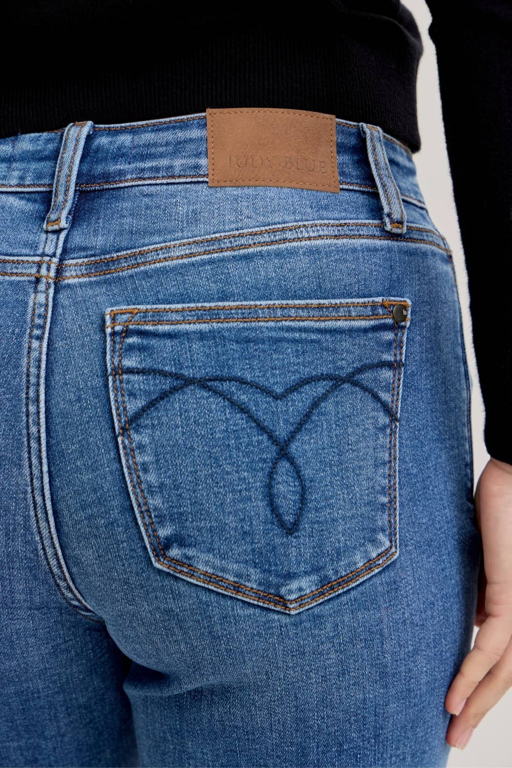 Judy Blue Mr. Boyfriend Classic Cuffed Jeans