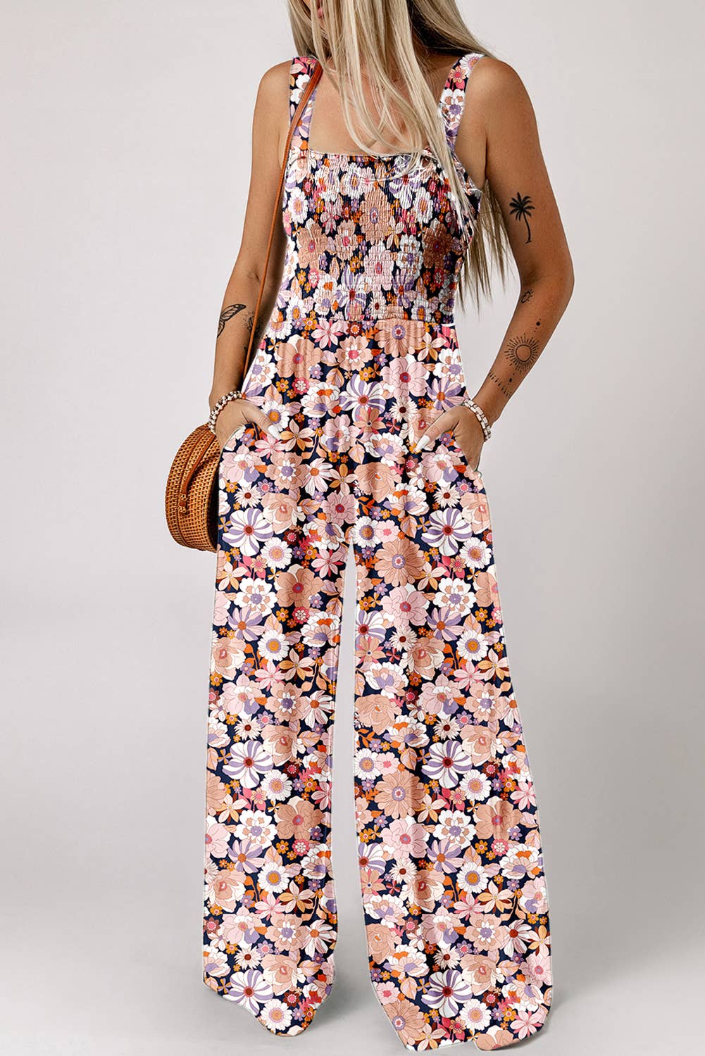 BOHO Floral Jumpsuit