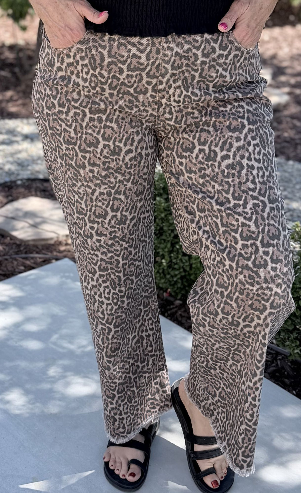 Leopard HW Jeans