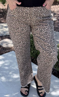Leopard HW Jeans