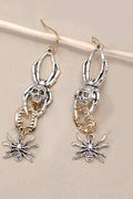HALLOWEEN SPIDER DROP EARRINGS