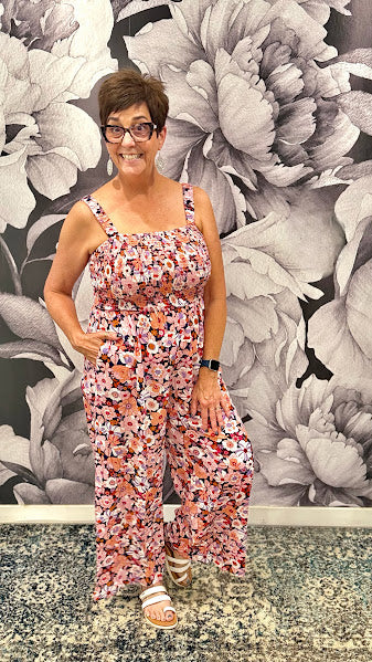 BOHO Floral Jumpsuit