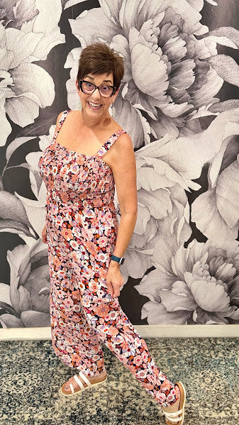 BOHO Floral Jumpsuit