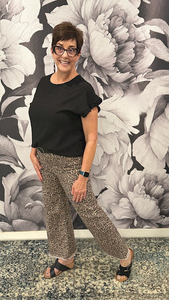Leopard HW Jeans