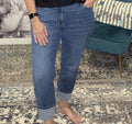 Judy Blue Mr. Boyfriend Classic Cuffed Jeans
