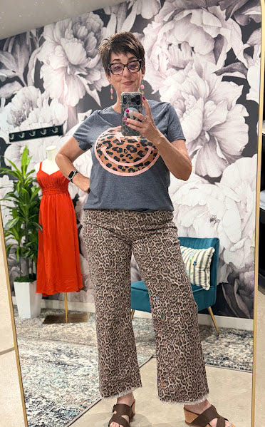 Leopard HW Jeans