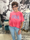 USA Patriotic Graphic Crew Neck Tee