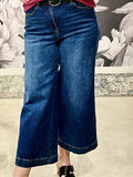 Judy Blue HW T.C. CLAUDIA  Ankle Wide DK Deep Indigo