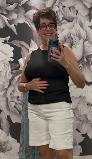 Sleeveless Ribbed Tank Top