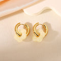 18K Gold Floral Drop Earrings – Tarnish-Free Stainless Steel
