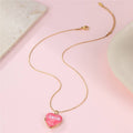 18K Gold Heart Locket Necklace – Tarnish-Free Stainless Steel